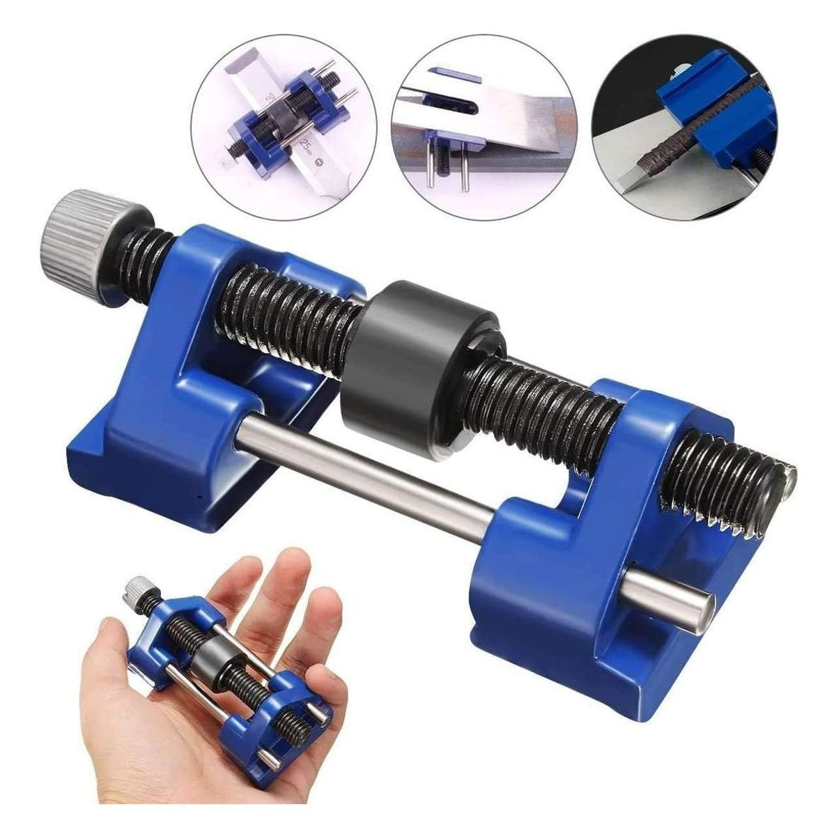 GENERICO - Afilador Manual Ajustable de Precisión para Cinceles y Herramientas