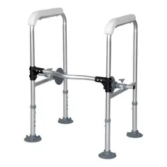 GENERICO - Barra de Seguridad Ajustable para Inodoro con Ventosas