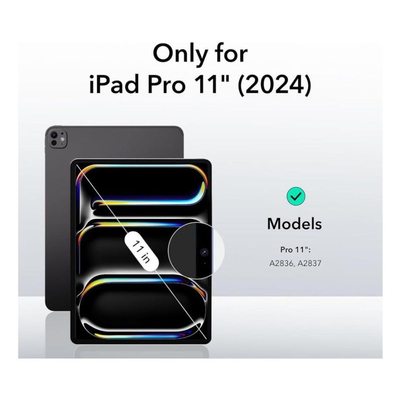 GENERICO - Funda Plegable y Resistente con Soporte para Lápiz iPad