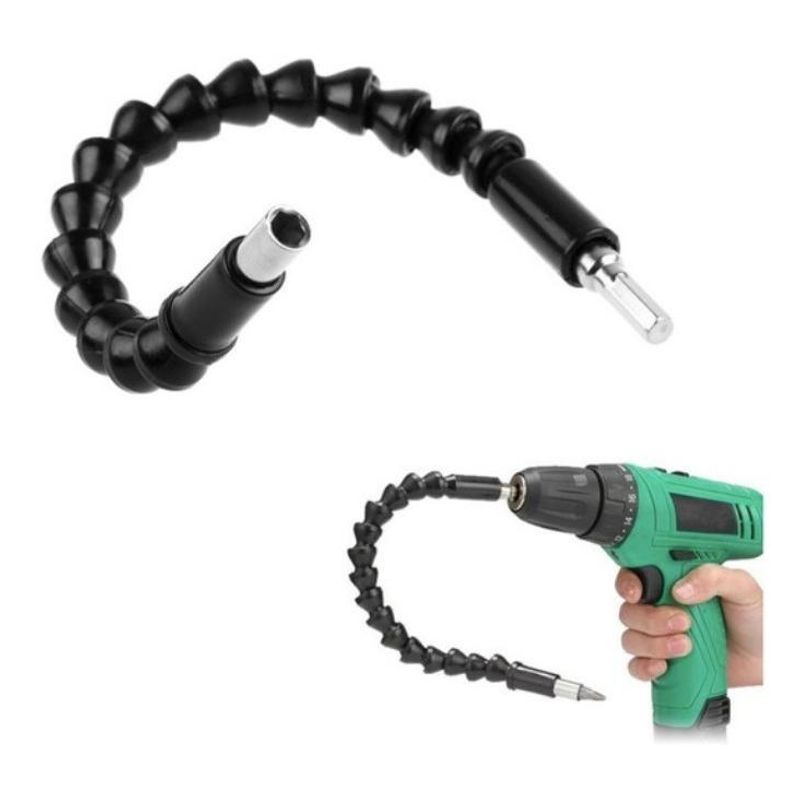 GENERICO - Destornillador Eléctrico Flexible de 30 cm para Taladro