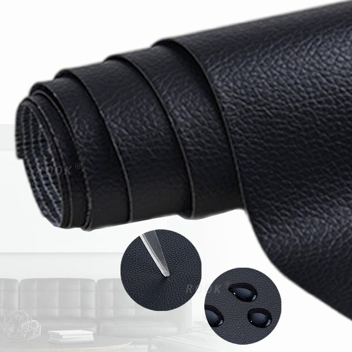 GENERICO - Parche Autoadhesivo de Cuero para Reparar Sofás y Asientos