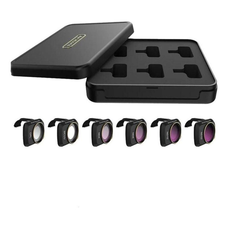 GENERICO - Set de 6 Filtros ND y CPL para Drones DJI Mini Series
