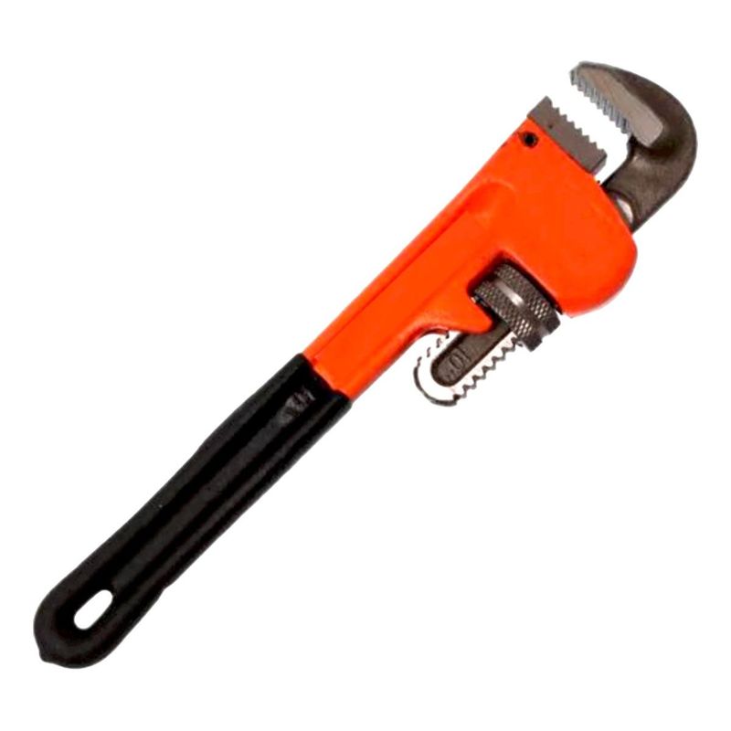 GENERICO - Llave Stilson 10 con mango antideslizante y diseño ergonómico