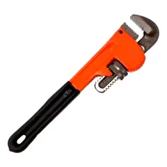 GENERICO - Llave Stilson 10 con mango antideslizante y diseño ergonómico