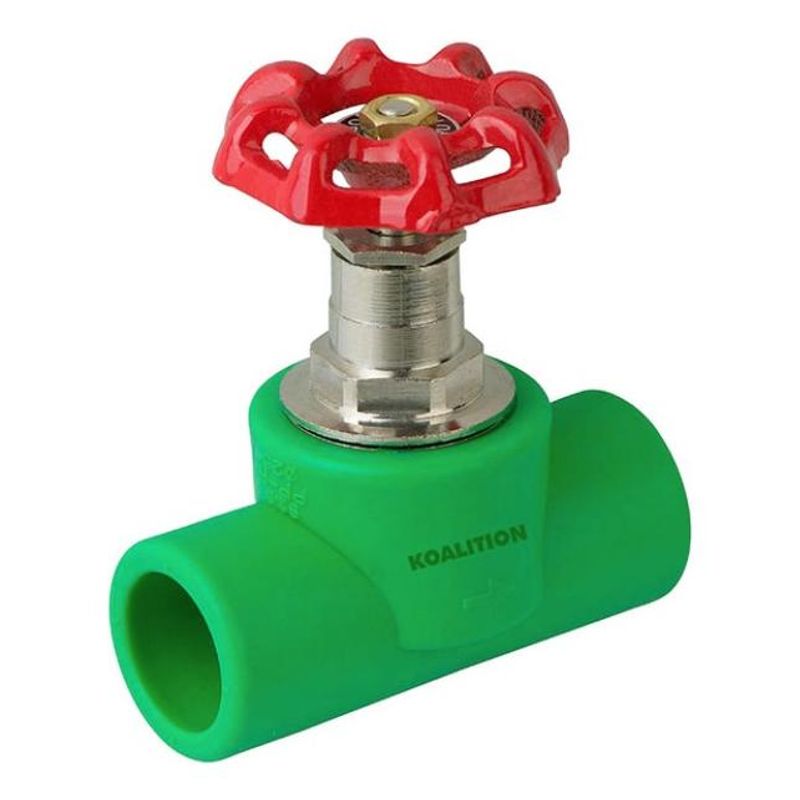 GENERICO - Llave de Paso 25mm PPR con Manilla Metálica para Fluido