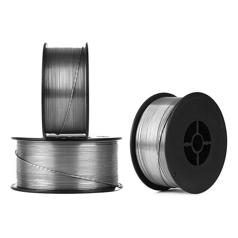 GENERICO - Pack 3 Rollos Alambre Flux 08mm 1kg para Soldadura Sin Gas