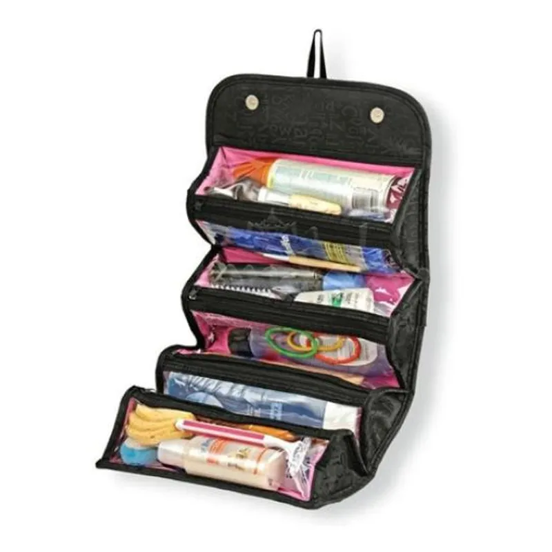 GENERICO - Estuche Organizador de Maquillaje Acrílico con 4 Compartimentos