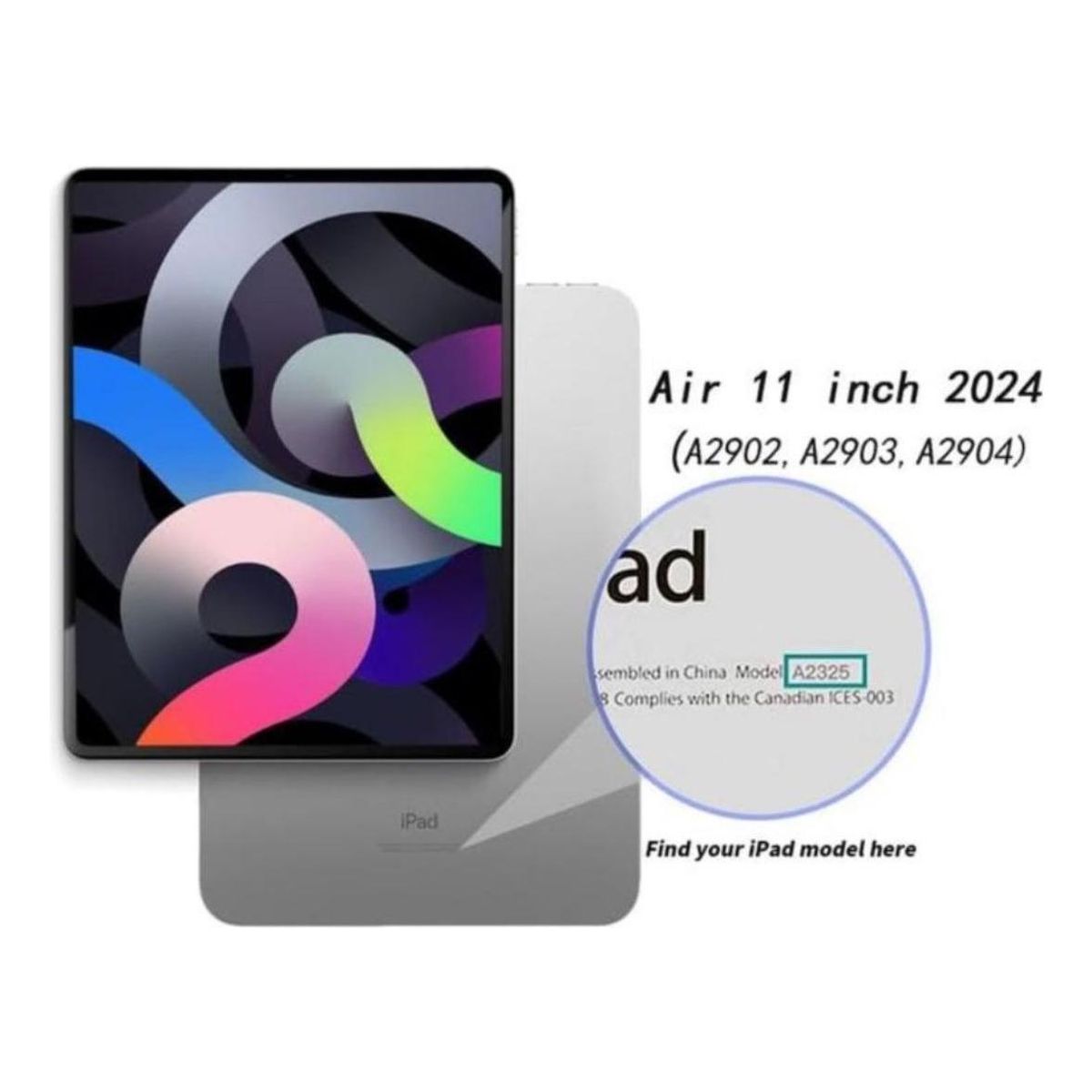 GENERICO - Funda Smart Cover con Soporte y Ranura para Lápiz iPad Air 6