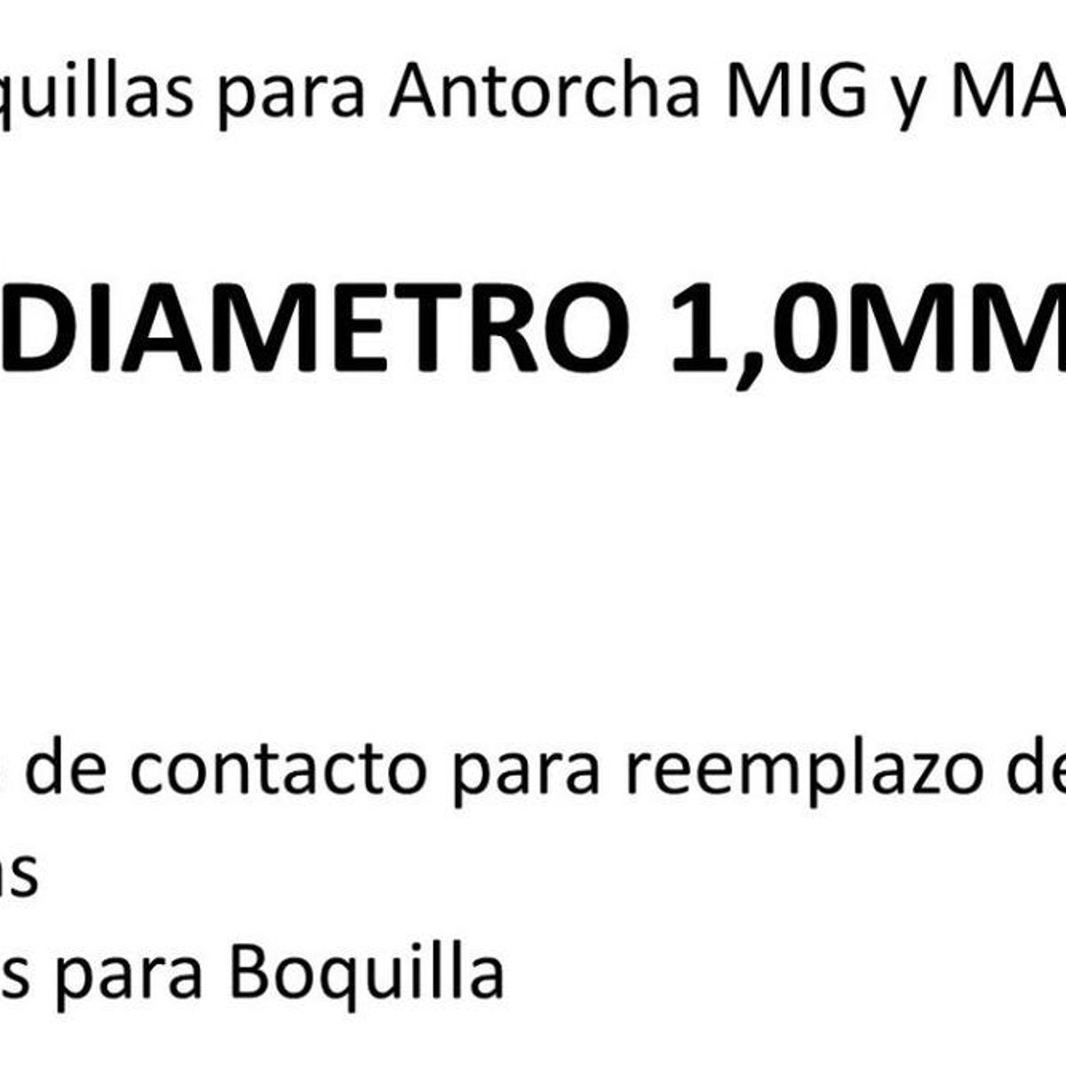 GENERICO - Kit de Boquillas 10mm para Soldadura MIG 14 Piezas