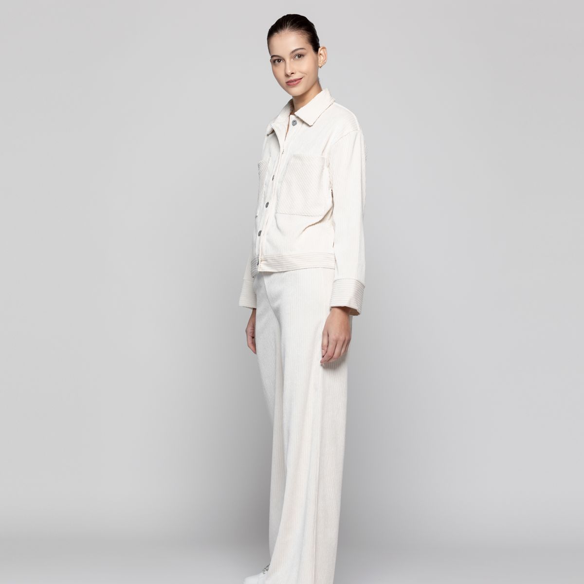 LINEATRE - Chaqueta Mujer Silvana Blanco Lineatre