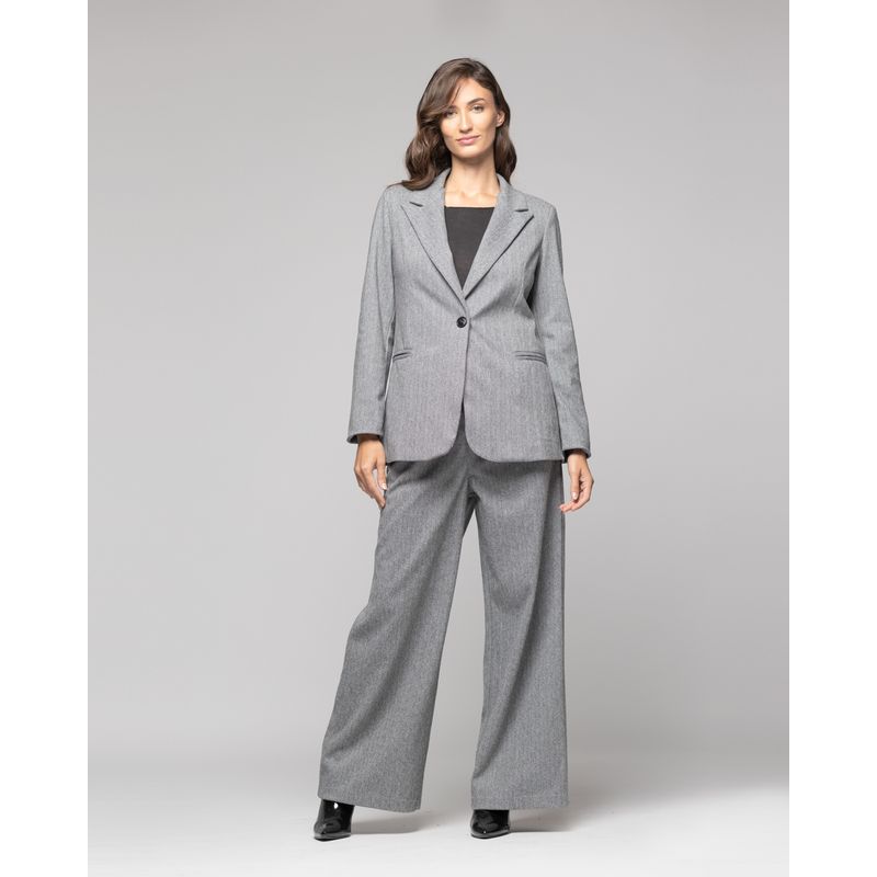 LINEATRE - Chaqueta Mujer Amelia Gris Lineatre