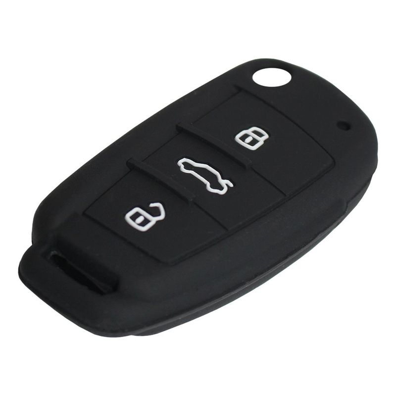 GENERICO - Funda de Silicona Protectora para Llave de Auto 3 Botones
