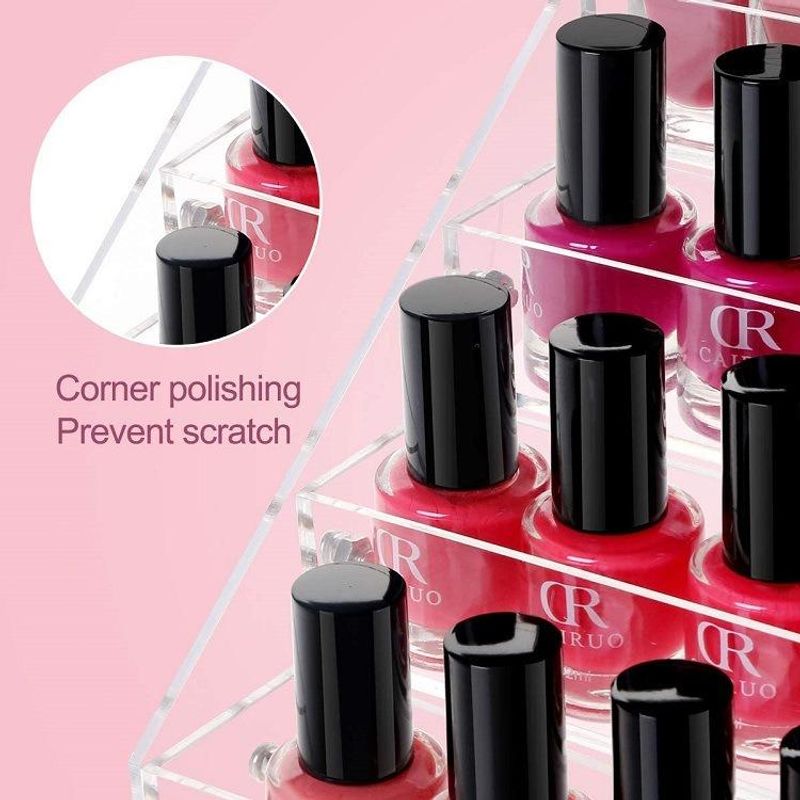 GENERICO - Organizador Acrílico para 48 Esmaltes y Cosméticos Compacto
