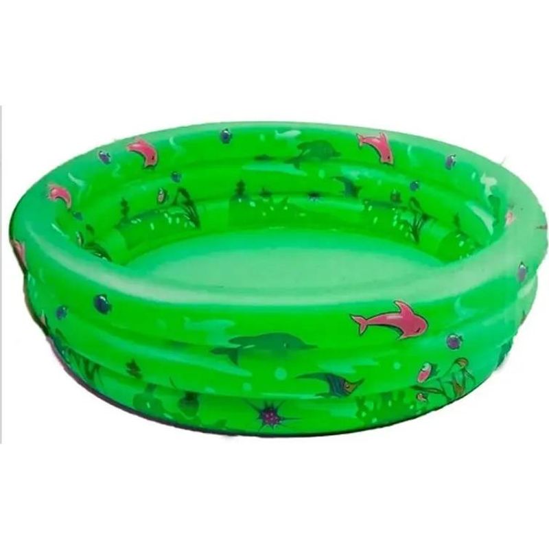 GENERICO - Piscina Inflable Redonda para Niños 120x40 cm Colores Vivos