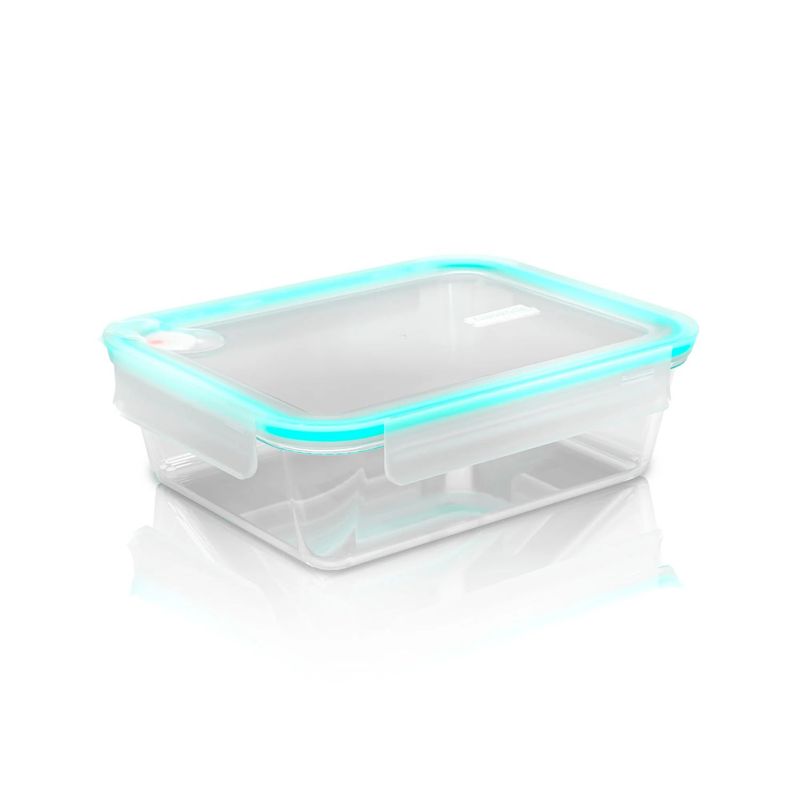 GLASSLOCK - Contenedor De Vidrio Hermetico Rectangular 1000mL Glasslock