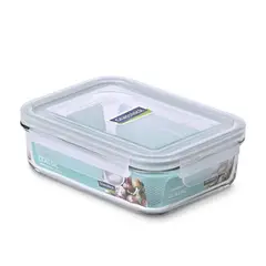 GLASSLOCK - Contenedor De Vidrio Hermetico Rectangular 1000mL