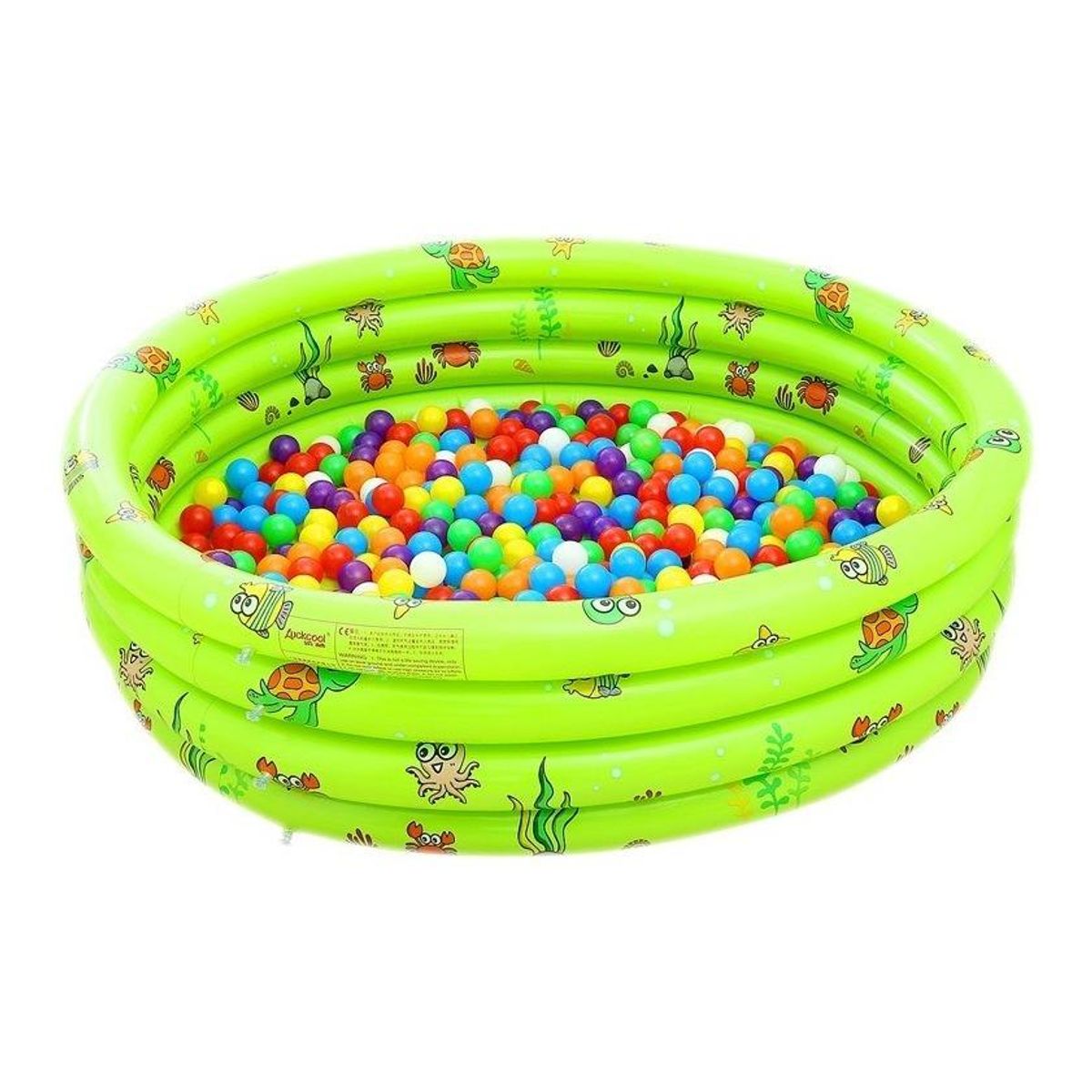 GENERICO - Piscina Inflable Infantil 3 Anillos Diseño Oceanico Verano