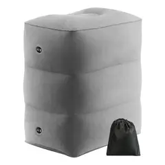 GENERICO - Cojín Inflable Ajustable para Descanso de Pies en Viaje