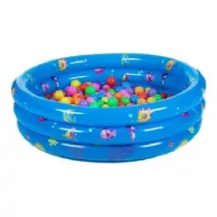 GENERICO - Piscina Inflable Redonda para Niños 120cm Verano PVC