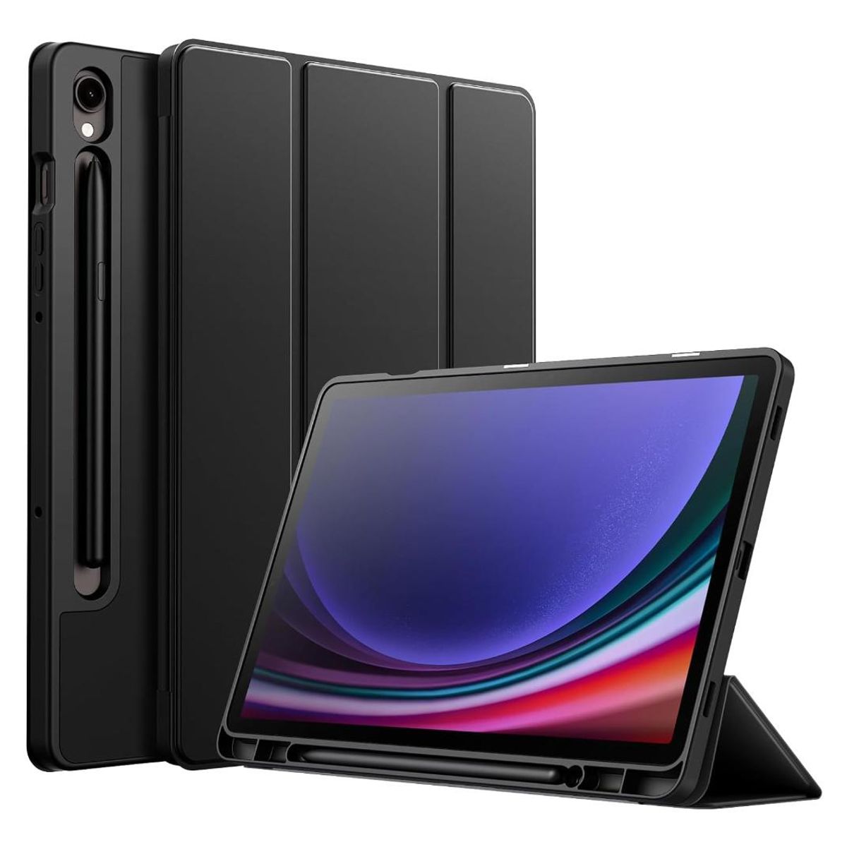 GENERICO - Funda Versátil para Tablet con Carga S-Pen y Protección Total