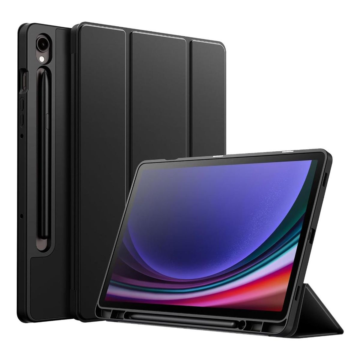 GENERICO - Funda Versátil para Tablet con Carga S-Pen y Protección Total