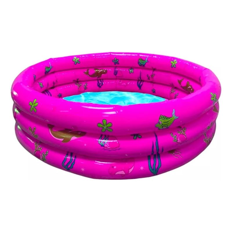 GENERICO - Divertida Piscina Inflable Redonda para Niños 120x40cm