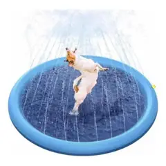 GENERICO - Piscina Inflable Redonda para Mascotas 150 cm Ideal Verano