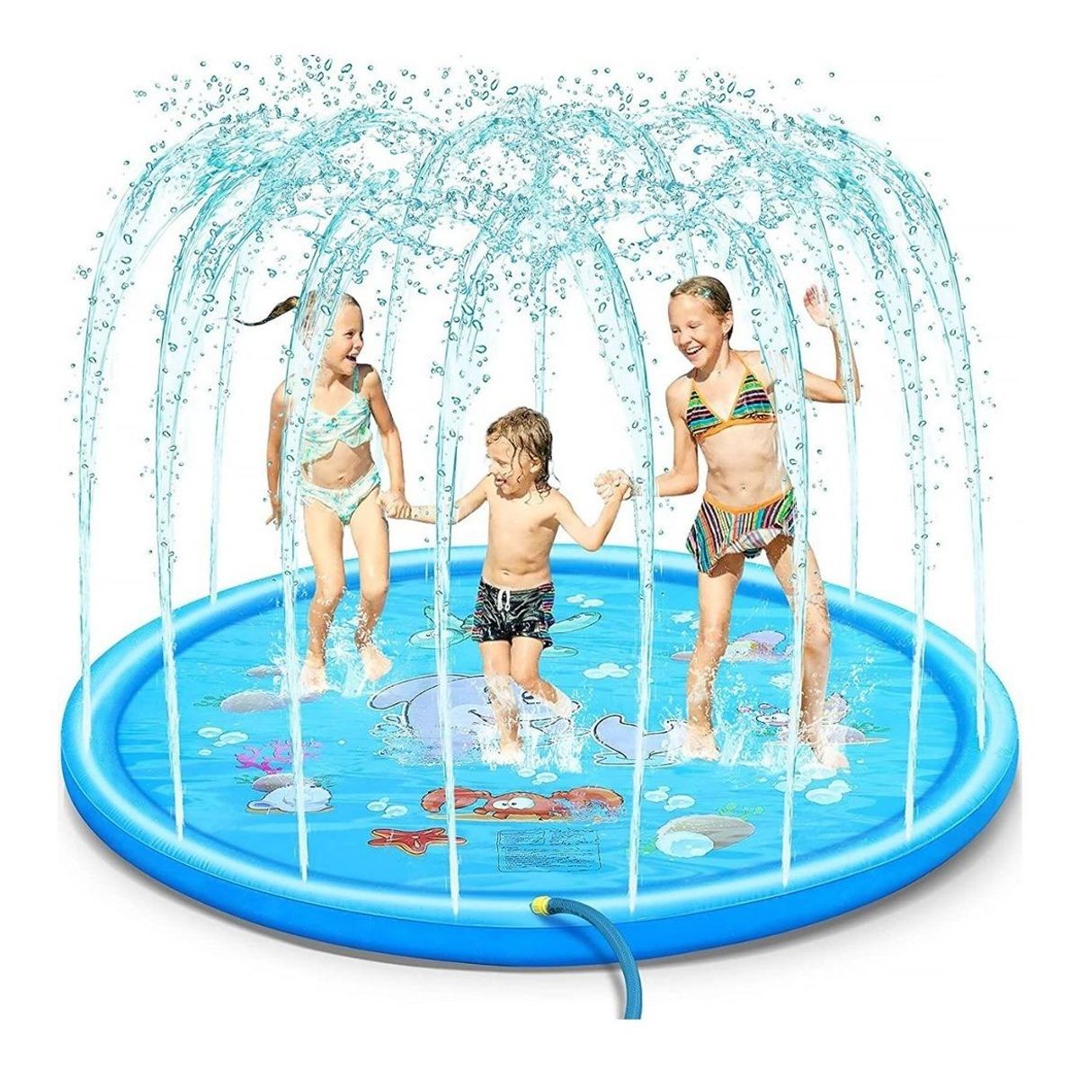 GENERICO - Alfombra Inflable de Agua para Niños con Diseño Animal