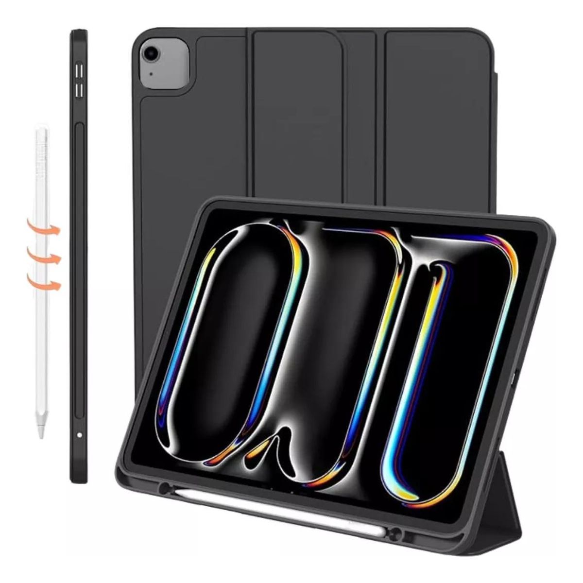 GENERICO - Funda Smart Cover con Soporte para Lápiz y Protección Extra