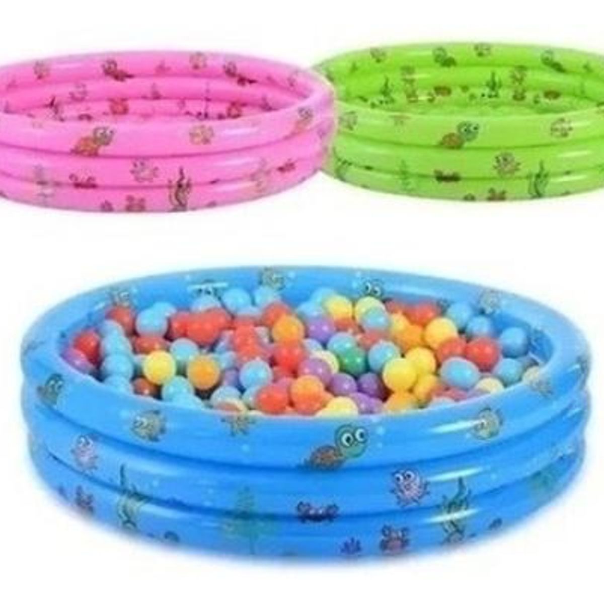 GENERICO - Piscina Inflable Redonda para Niños de Verano 130 cm