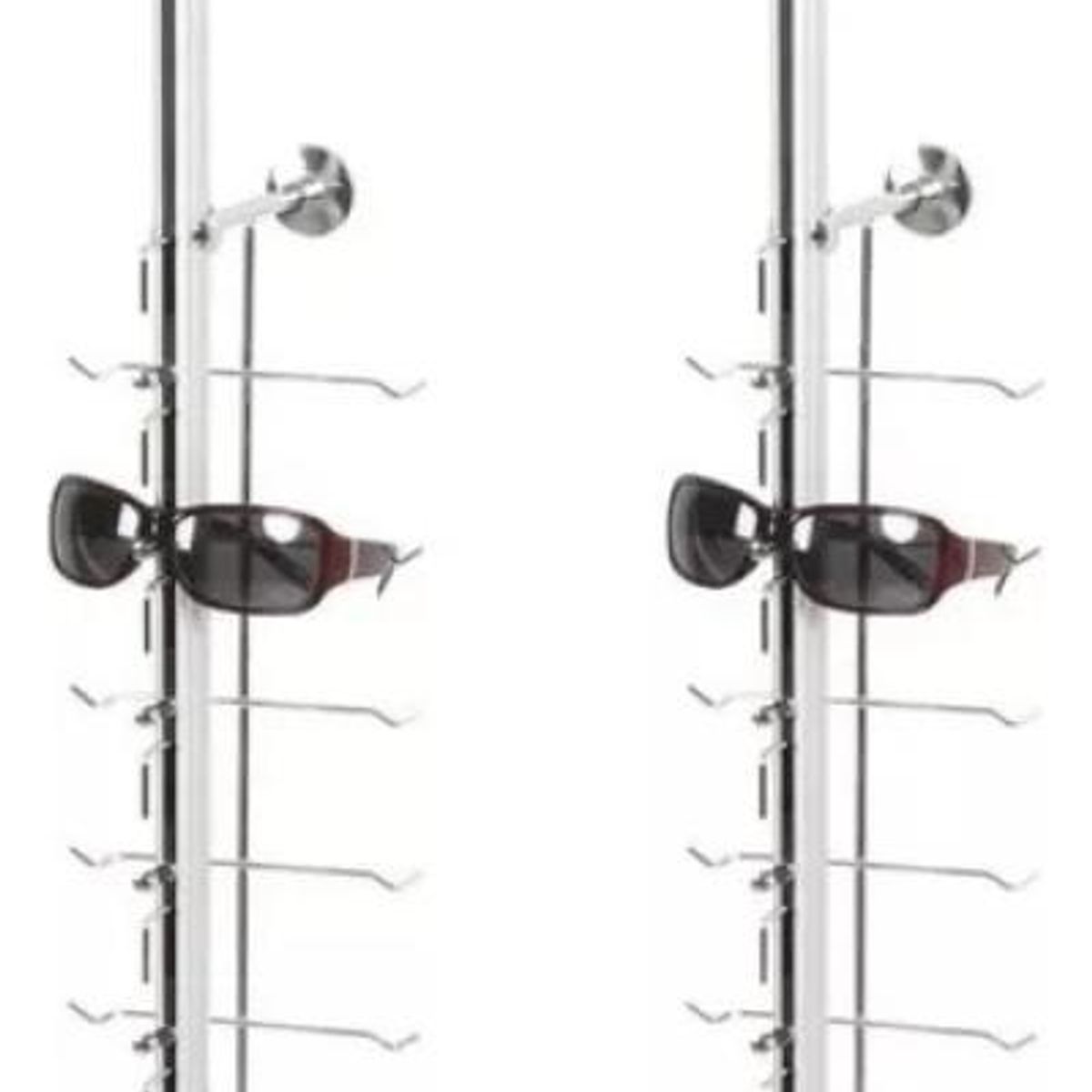 GENERICO - Soporte de Pared para 14 Lentes con Llave de Seguridad