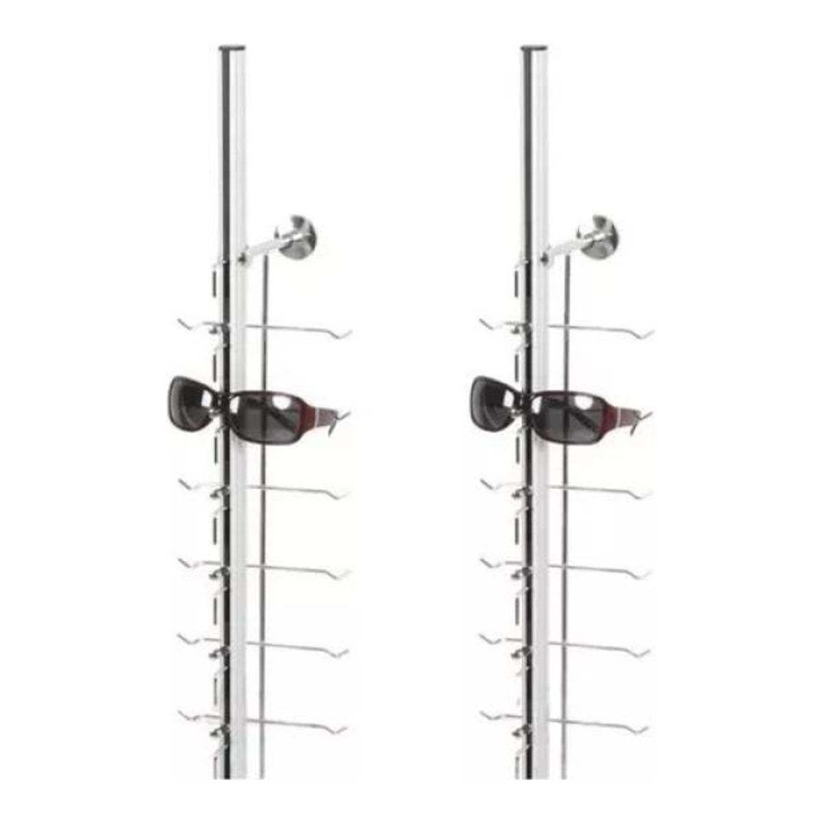 GENERICO - Soporte de Pared para 14 Lentes con Llave de Seguridad