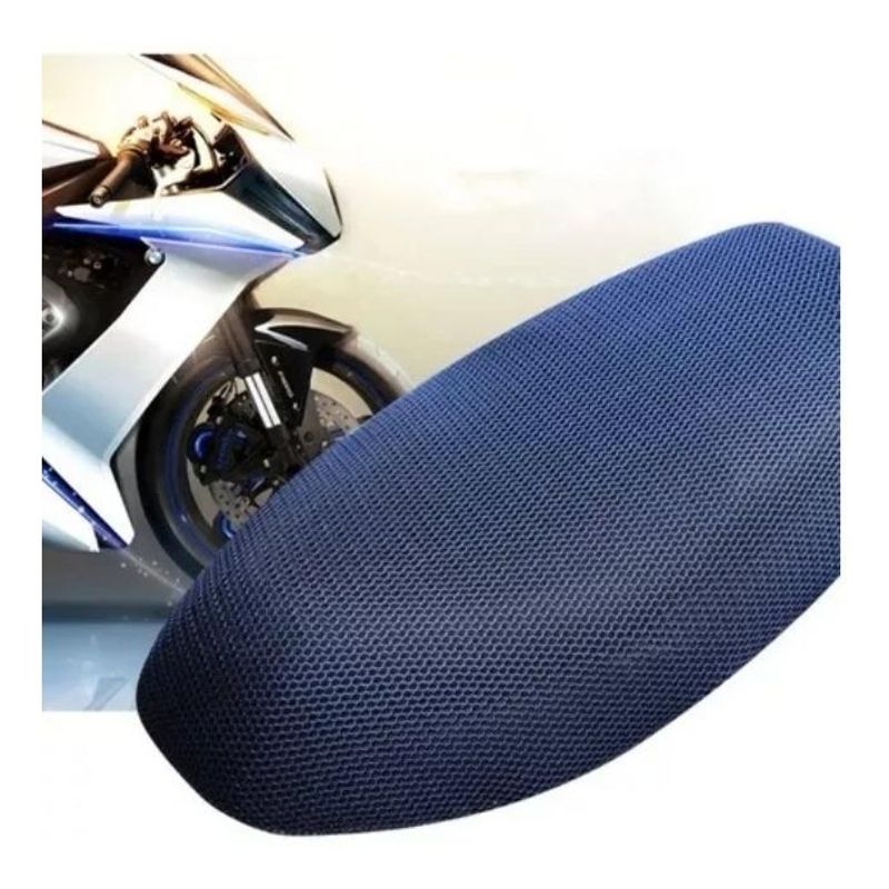 GENERICO - Funda de Malla para Asiento de Moto 86x51 cm Nueva