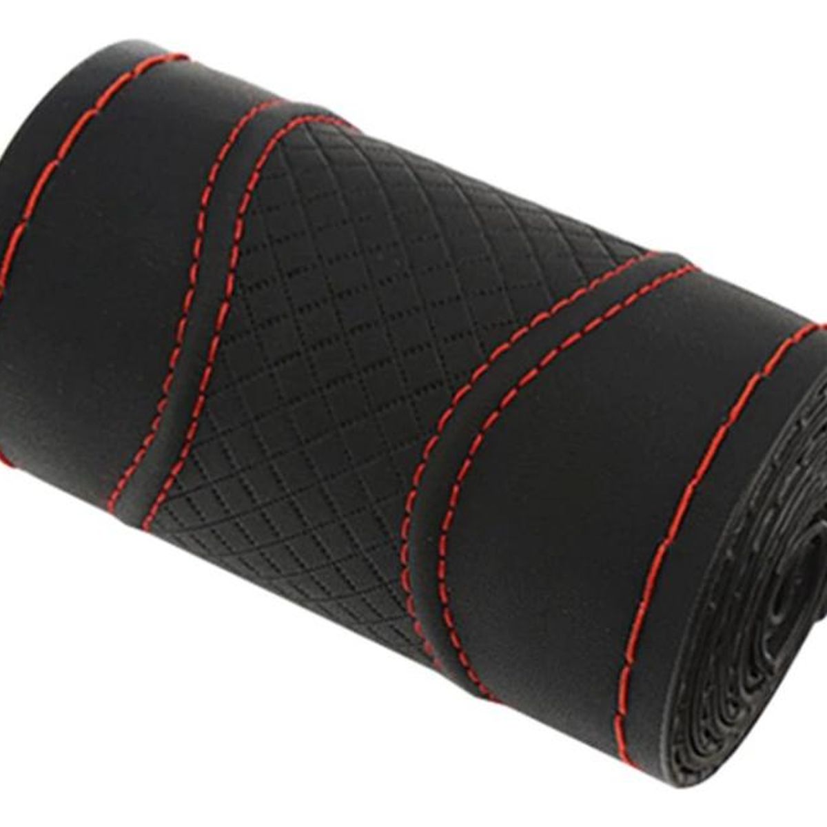 GENERICO - Funda Antideslizante de Semicuero para Volante de 38 cm