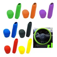 GENERICO - Juego de Fundas de Silicona para Volante y Cambios
