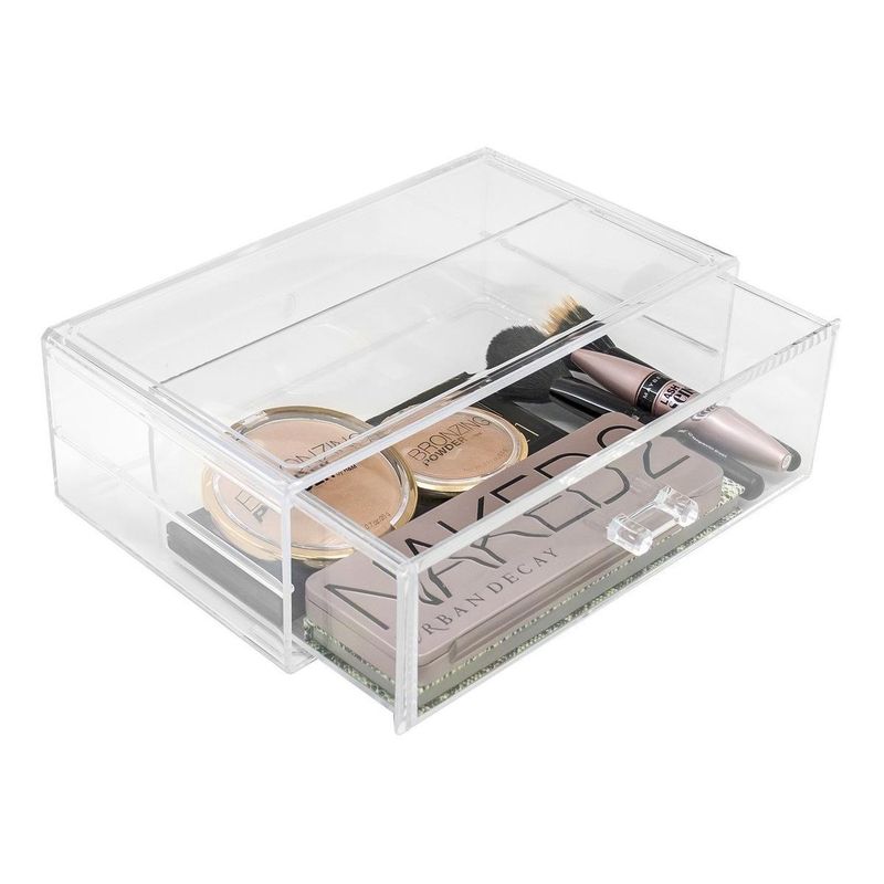 GENERICO - Organizador Acrílico Apilable para Brochas y Cosméticos