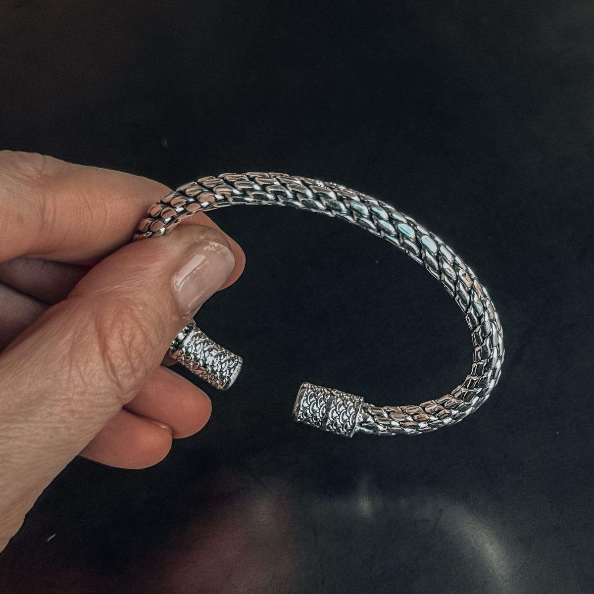 MALEVO JOYAS - Pulsera de plata NOX