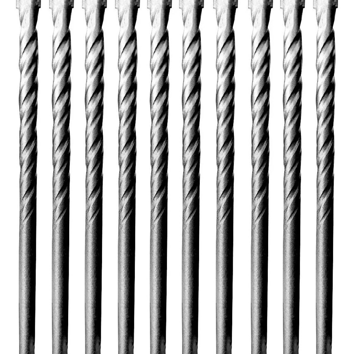 GENERICO - Kit de 10 Brocas de 6mm para Perforación en Concreto