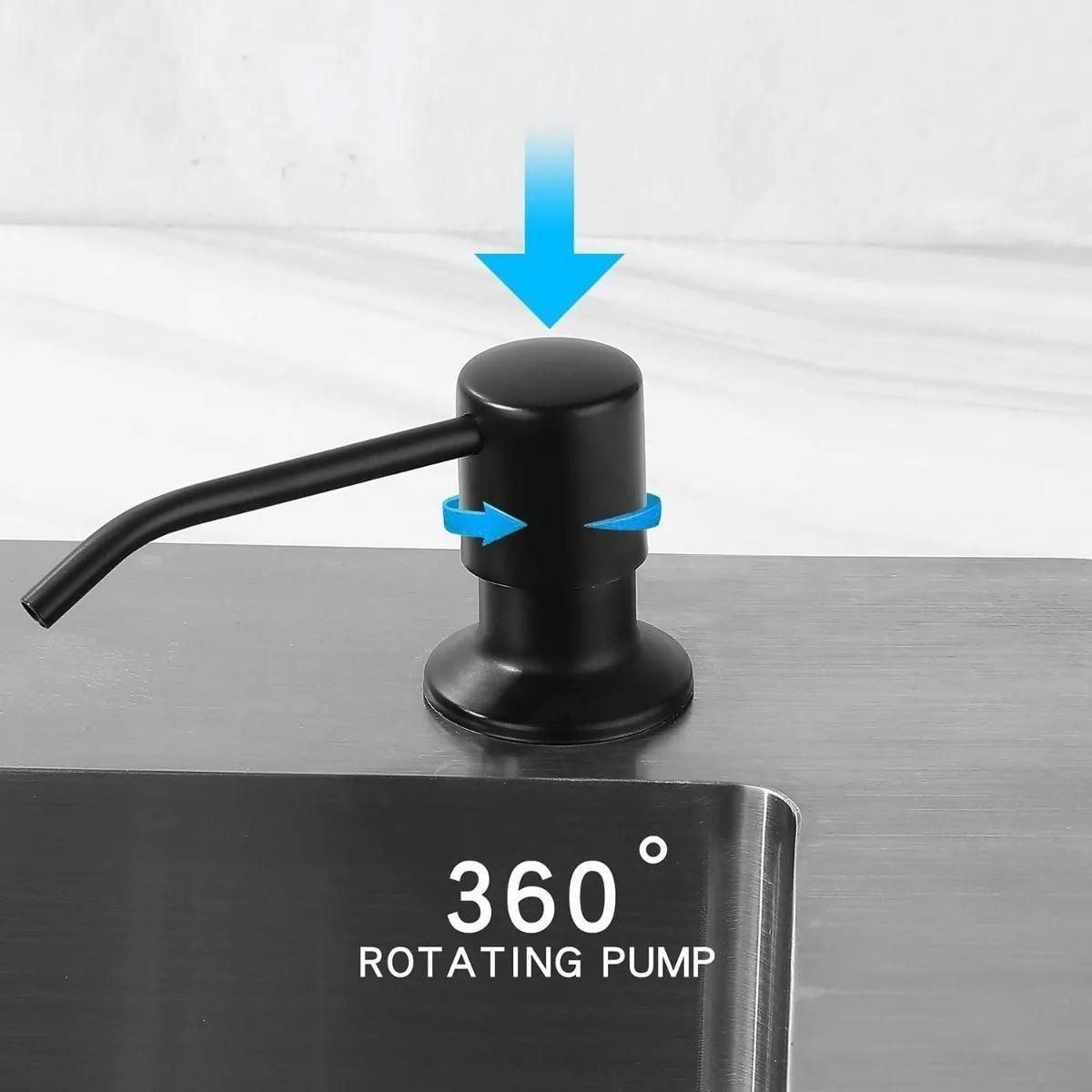 GENERICO - Dispensador Empotrable de Jabón y Detergente 500 ml