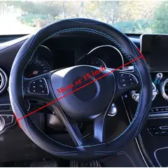 GENERICO - Funda de Volante Antideslizante con Semicuero para Coser