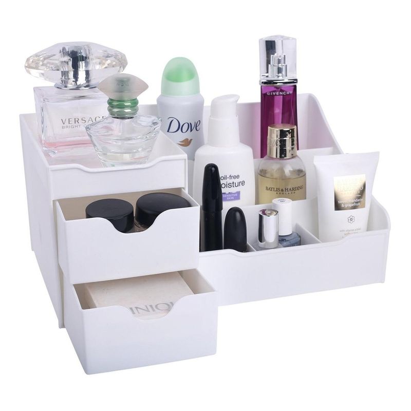 GENERICO - Organizador de Cosméticos Portátil y Elegante para Mujer