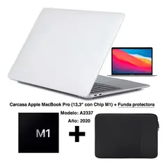 GENERICO - Carcasa delgada y protectora para Macbook Air M1 133