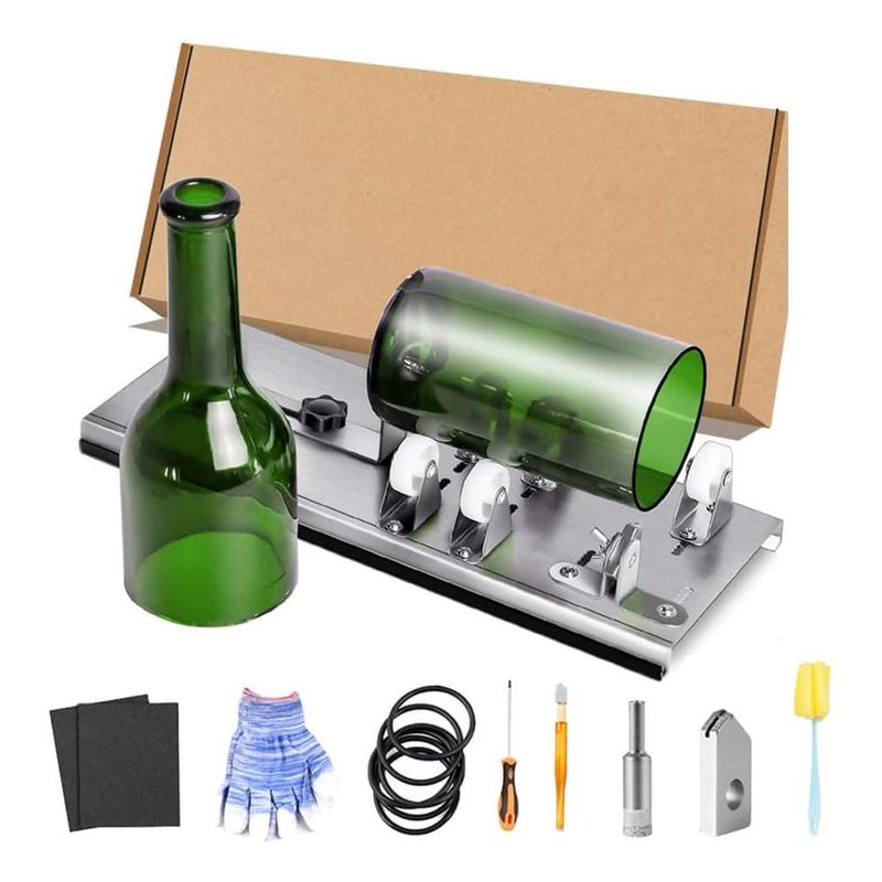 GENERICO - Cortador de Botellas de Vidrio con Accesorios Completos