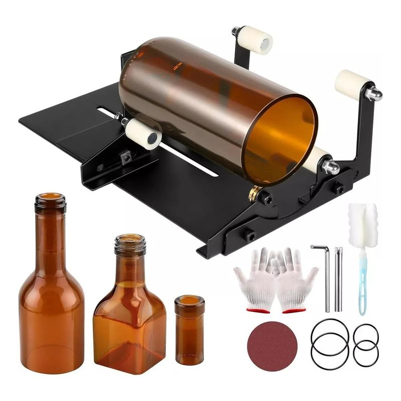 GENERICO - Cortador de Botellas de Vidrio Multifuncional y Accesorios