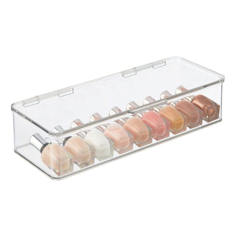 GENERICO - Organizador Transparente para Cosméticos y Maquillaje 2 en 1
