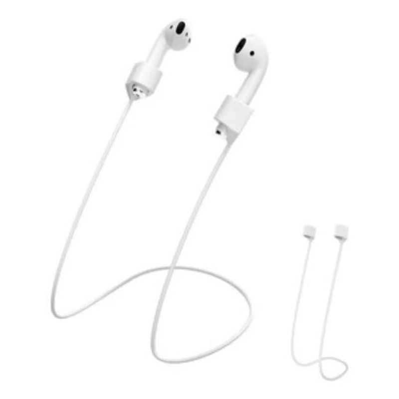 GENERICO - Funda de Silicona con Cuerda Antipérdida para AirPods 3
