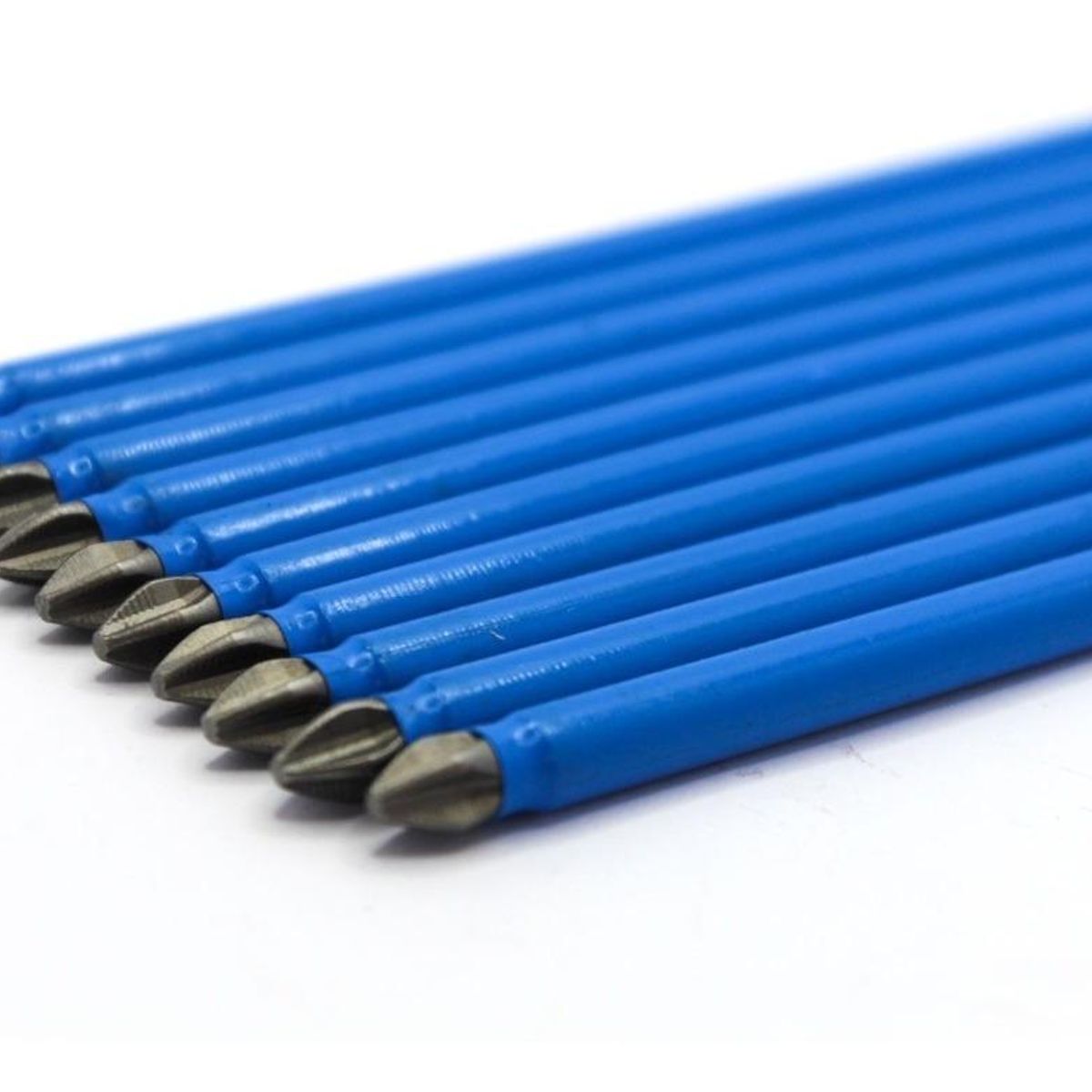 GENERICO - Puntas Imantadas de Acero S2 para Destornillador 15 cm 10 Unidades