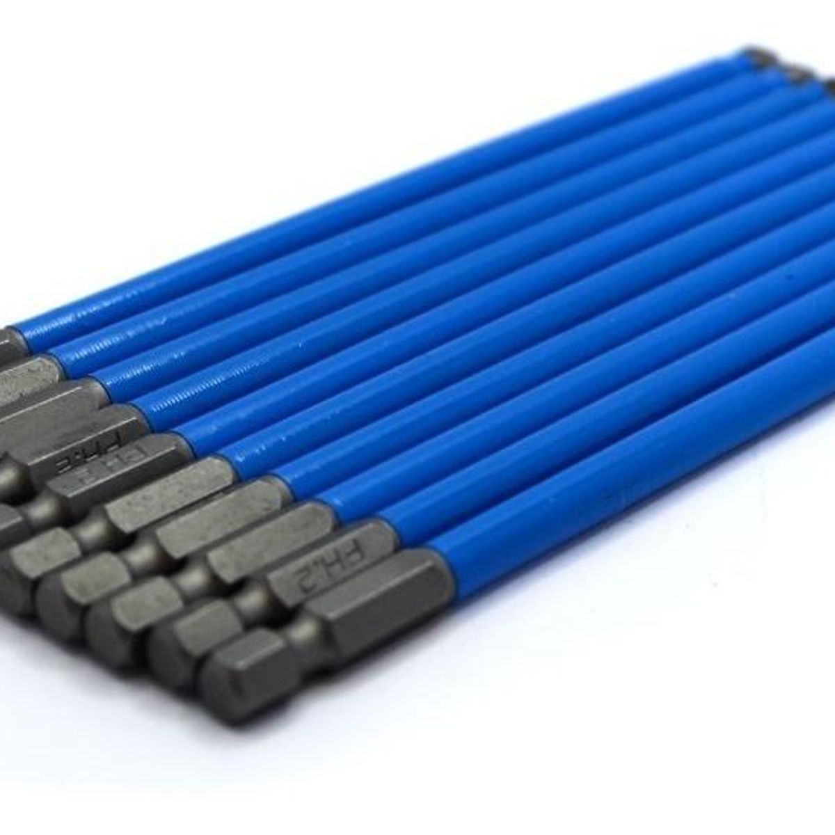 GENERICO - Puntas Imantadas de Acero S2 para Destornillador 15 cm 10 Unidades