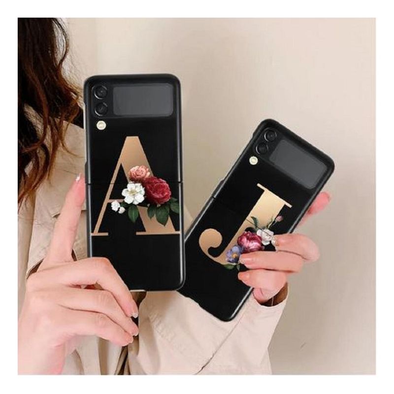 GENERICO - Funda Rigida Abecedario para Samsung Z Flip 4 Protectora
