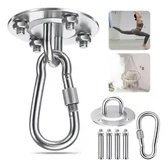 GENERICO - Gancho de Techo de Acero para Entrenamiento y Suspensión